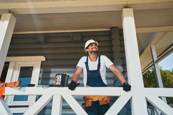 Porch Ceiling Construction in Avon