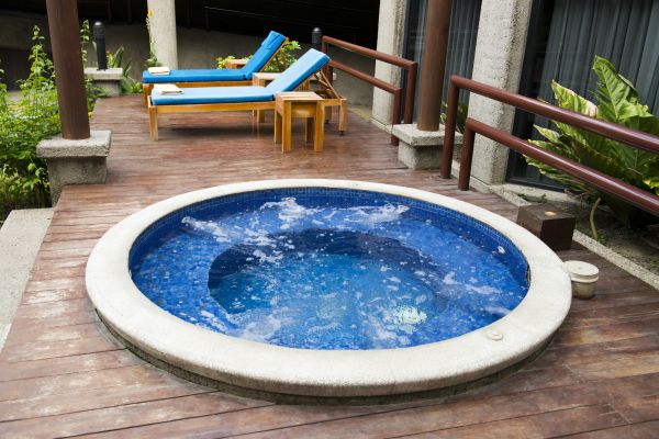 Hot Tub Deck Construction in Avon